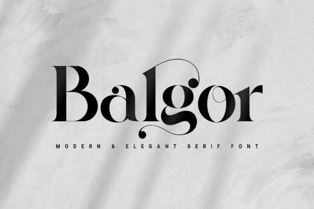 Balgor Font Image 1
