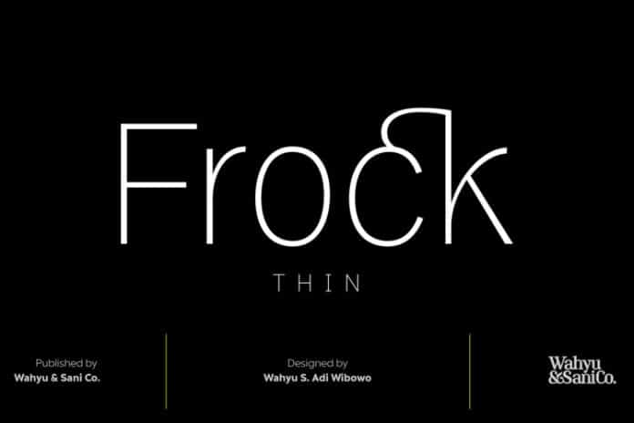Frock Font Image 1
