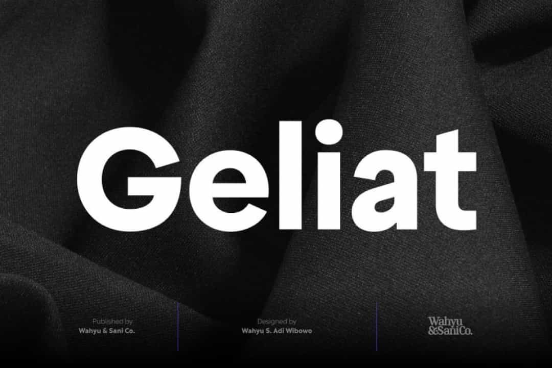 Geliat Font Image 1
