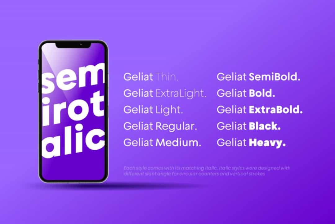 Geliat Font Image 2