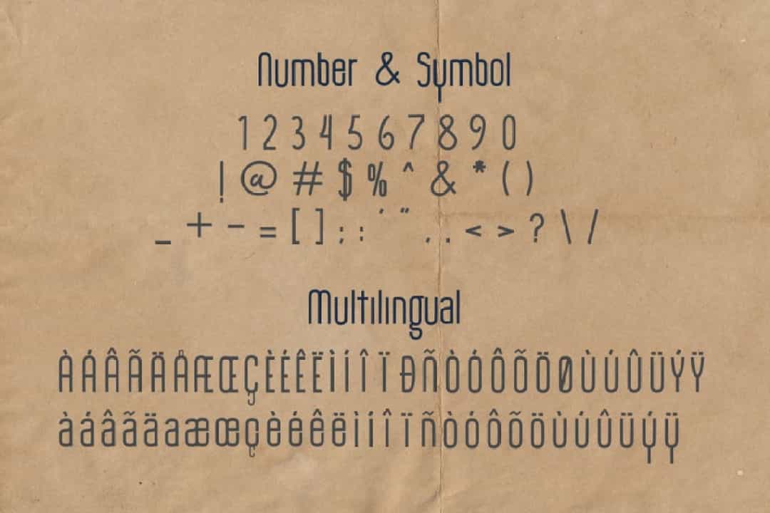 The Monthego Font Image 3
