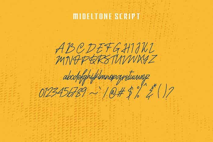 Mideltone Font Duo Image 2