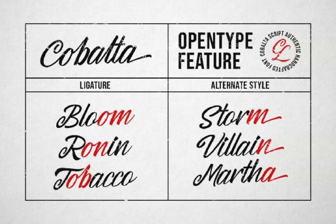 Cobalta Font Image 2