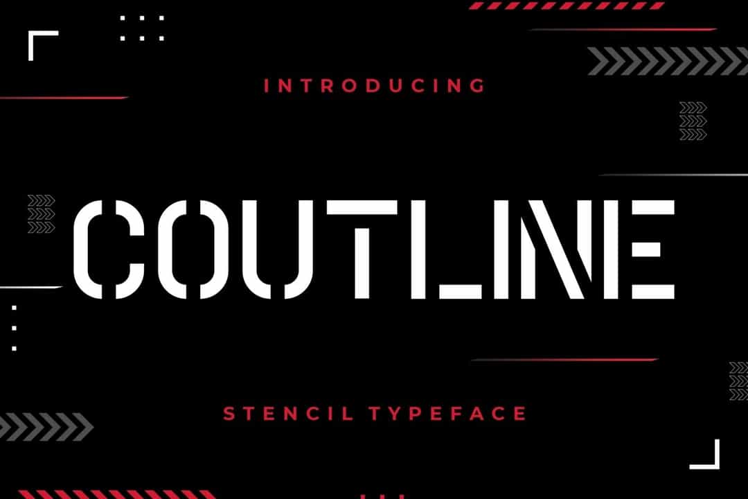 Coutline Typeface Image 1