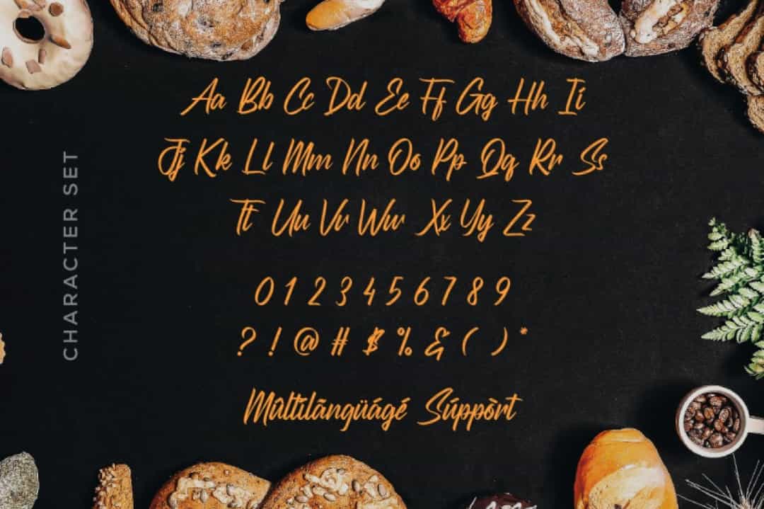 Scatterings Font Image 3