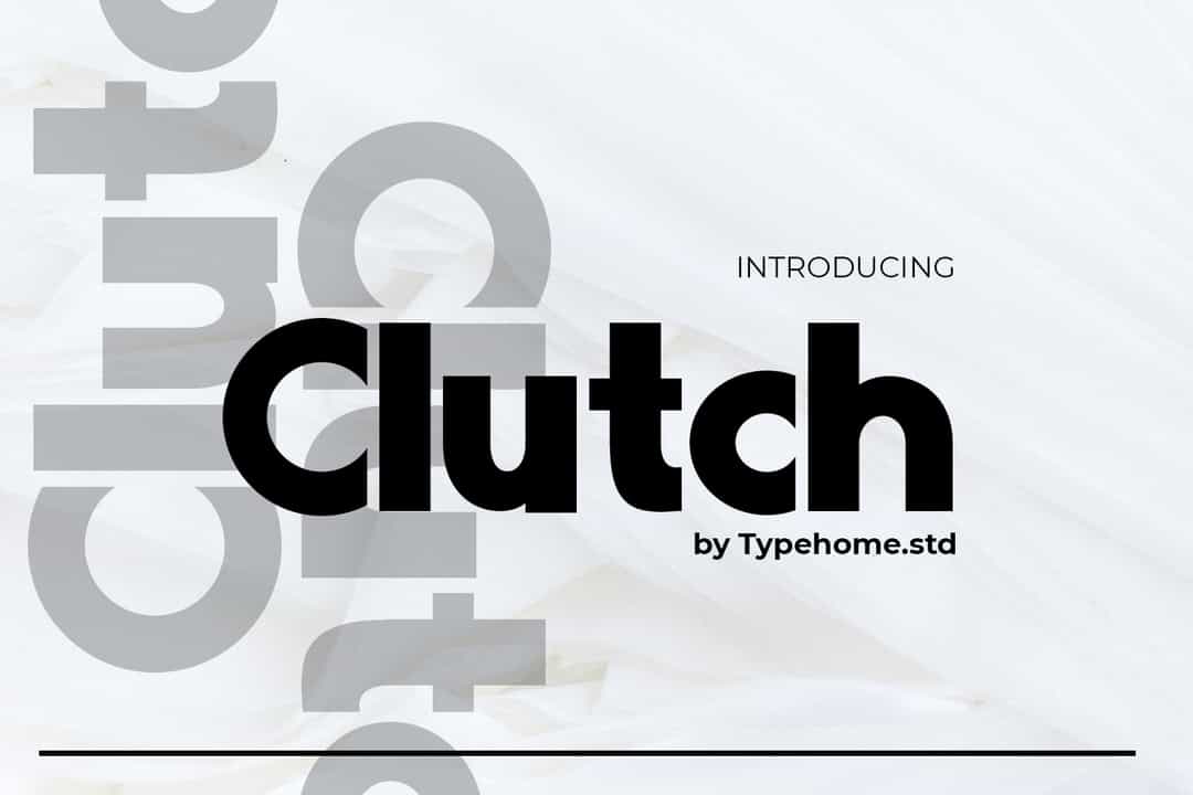 Clutch Font Image 1