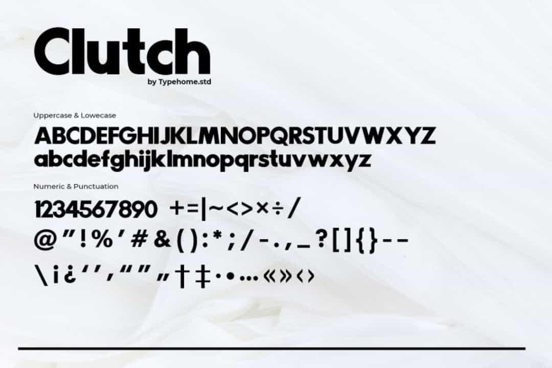 Clutch Font Image 3