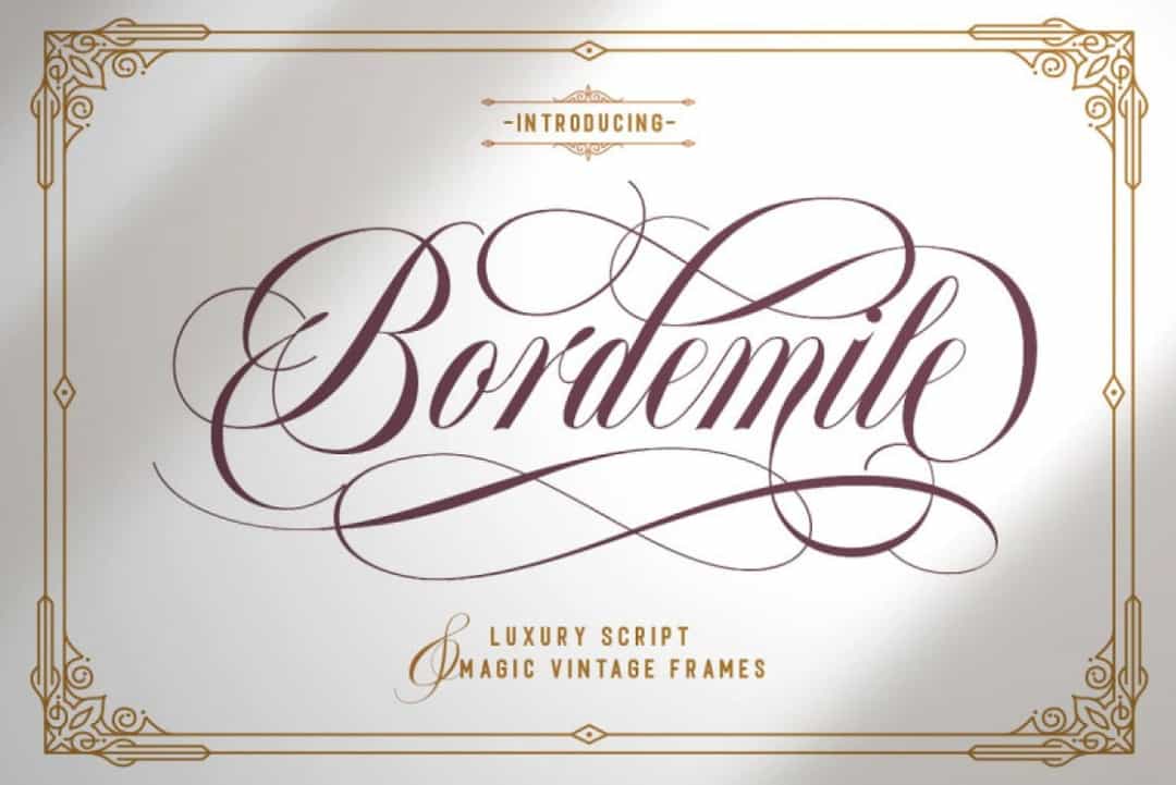 Bordemile Font Image 1