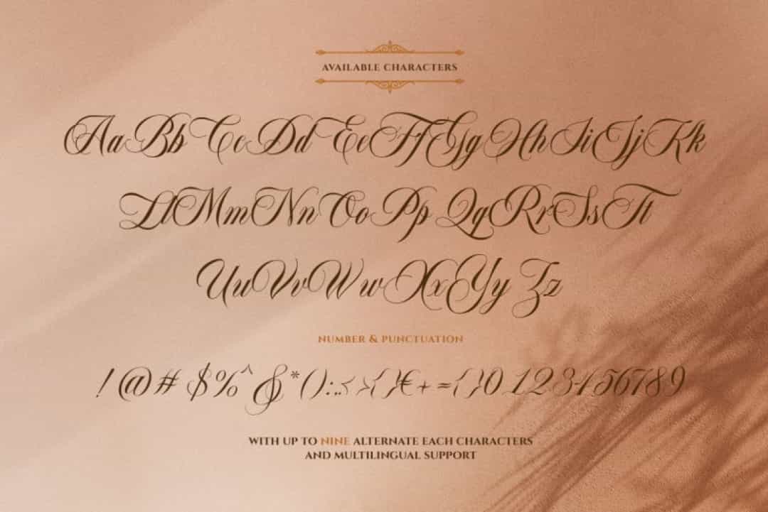 Bordemile Font Image 3