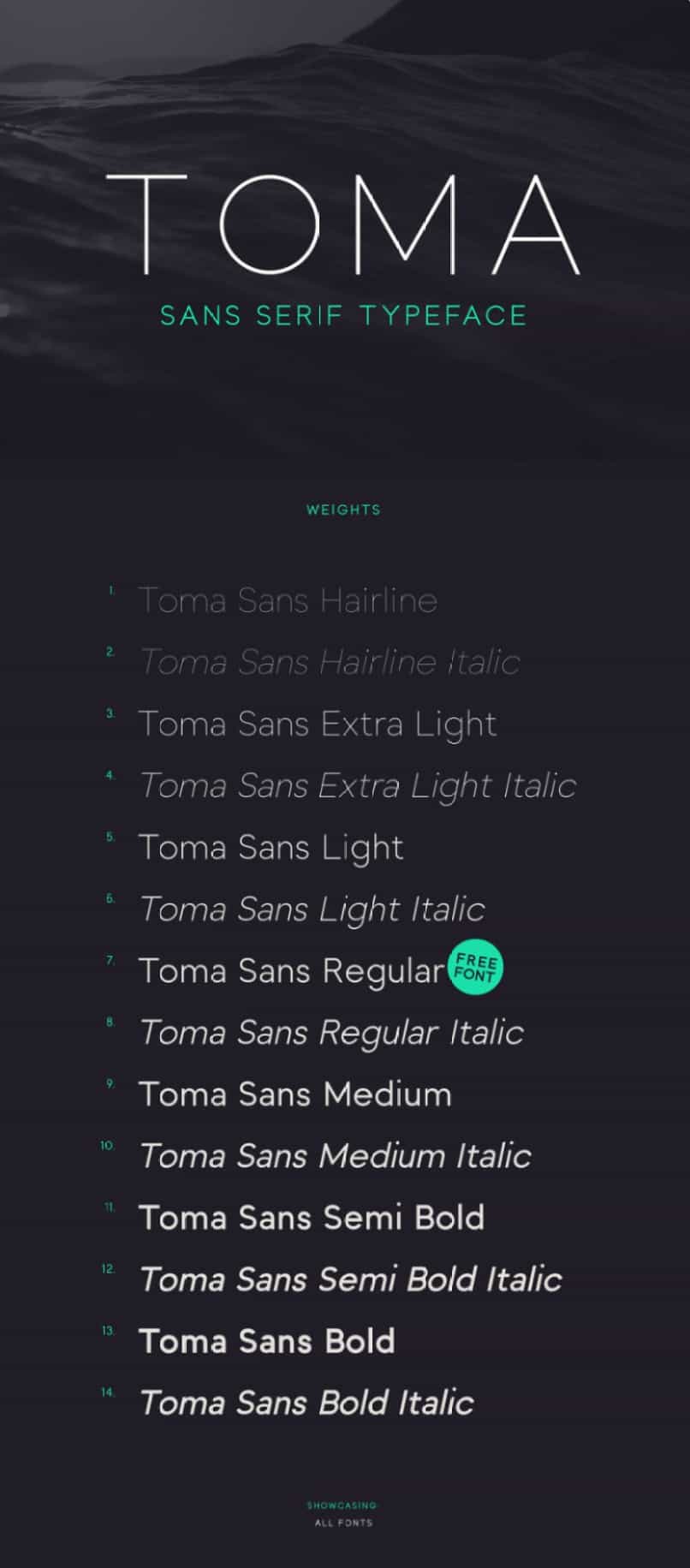 Toma Sans Font Free Image 1