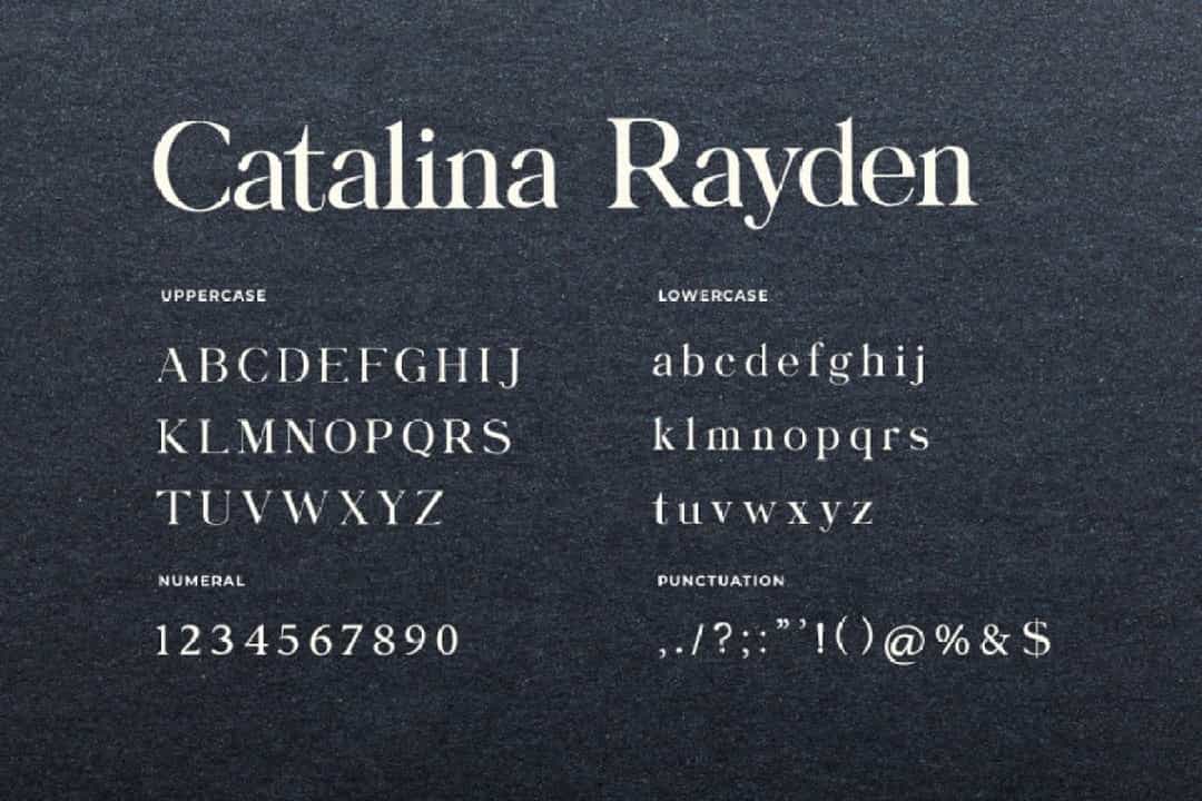 Catalina Rayden Font Image 3