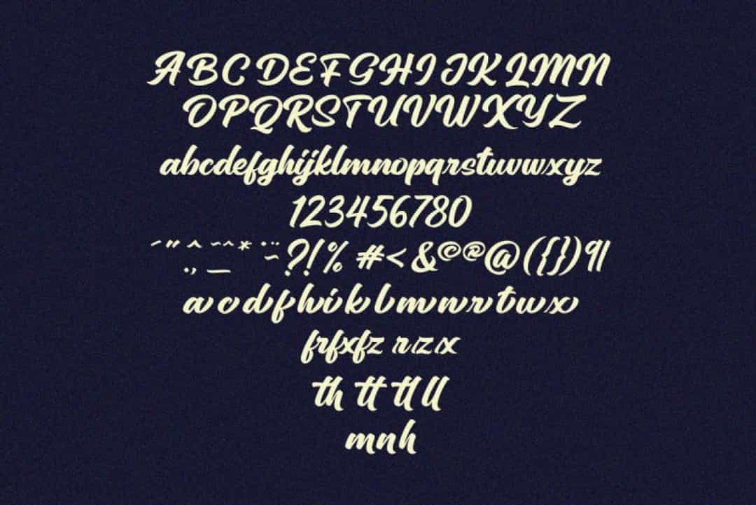 Sinethar Font Image 3