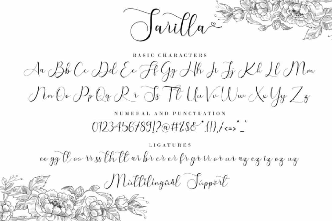 Sarilla Font Image 3