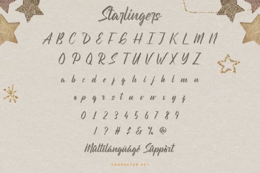 Starlingers Font Image 3