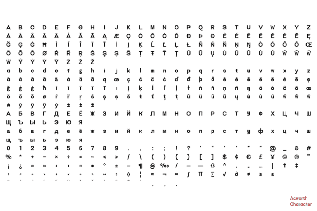 Acworth Font Image 3