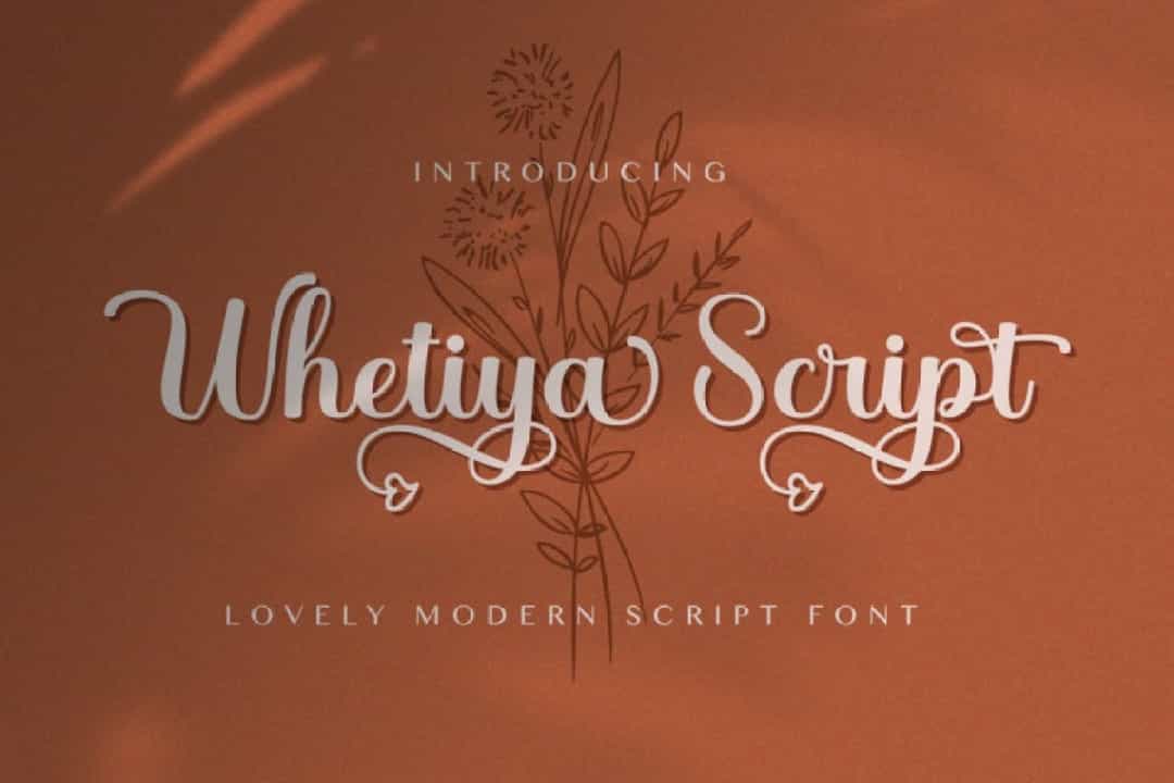 Whetiya Font Image 1