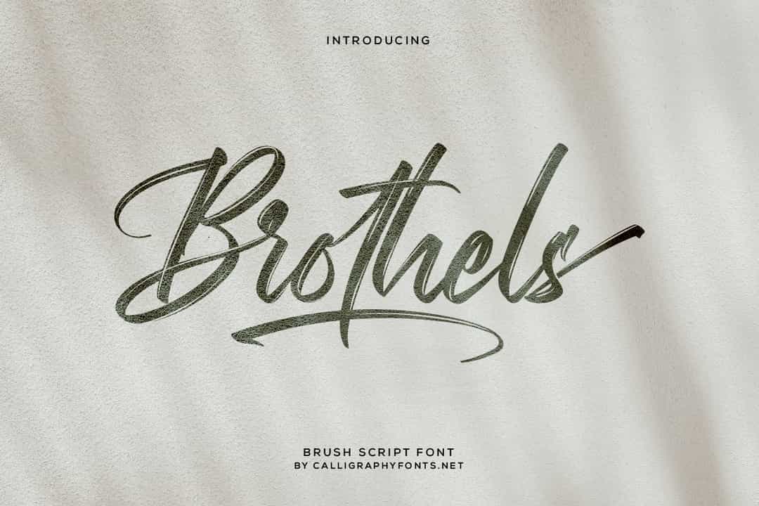 Brothels Font Image 1