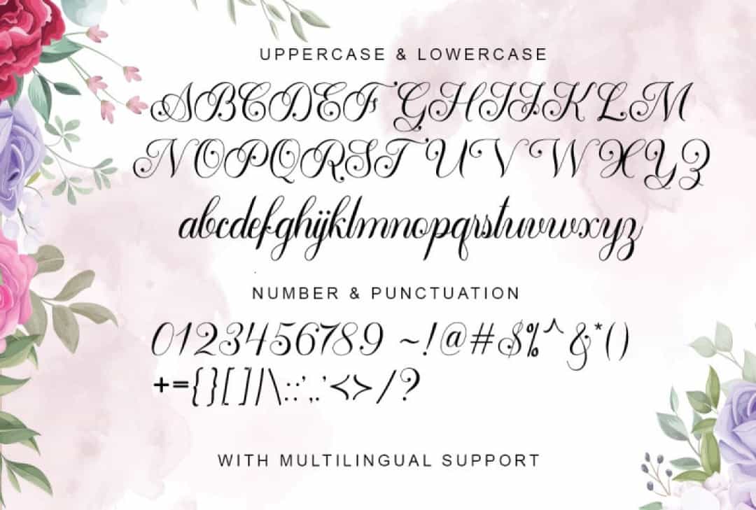 Angelina Typeface Image 3