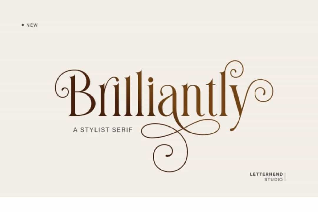 Brilliantly Font Image 1