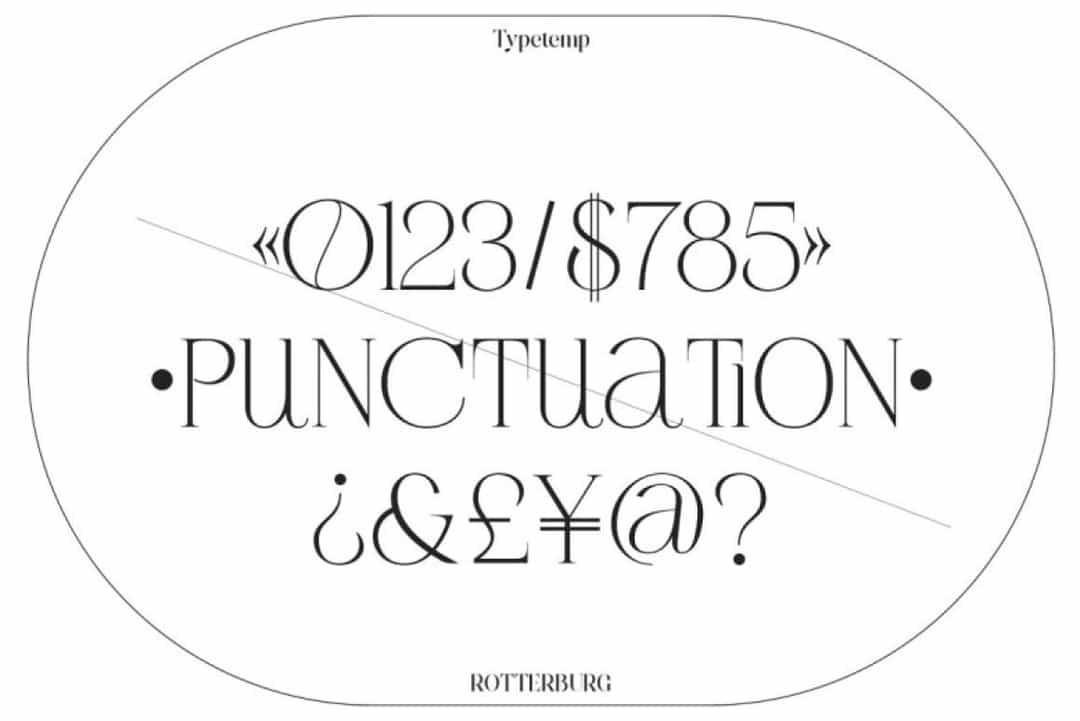 Rotterburg Font Image 3
