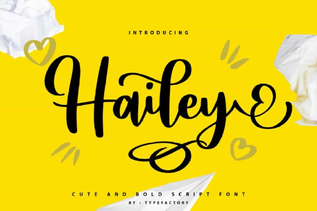 Hailey Font Image 1