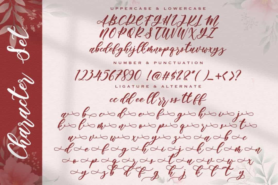 Angelina Rahmy Font Image 3