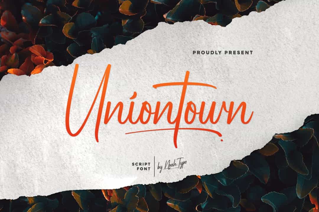 Uniontown Font Image 1