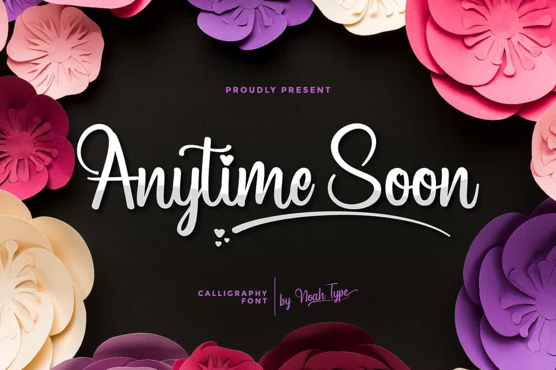 Anytime Soon Font Image 1