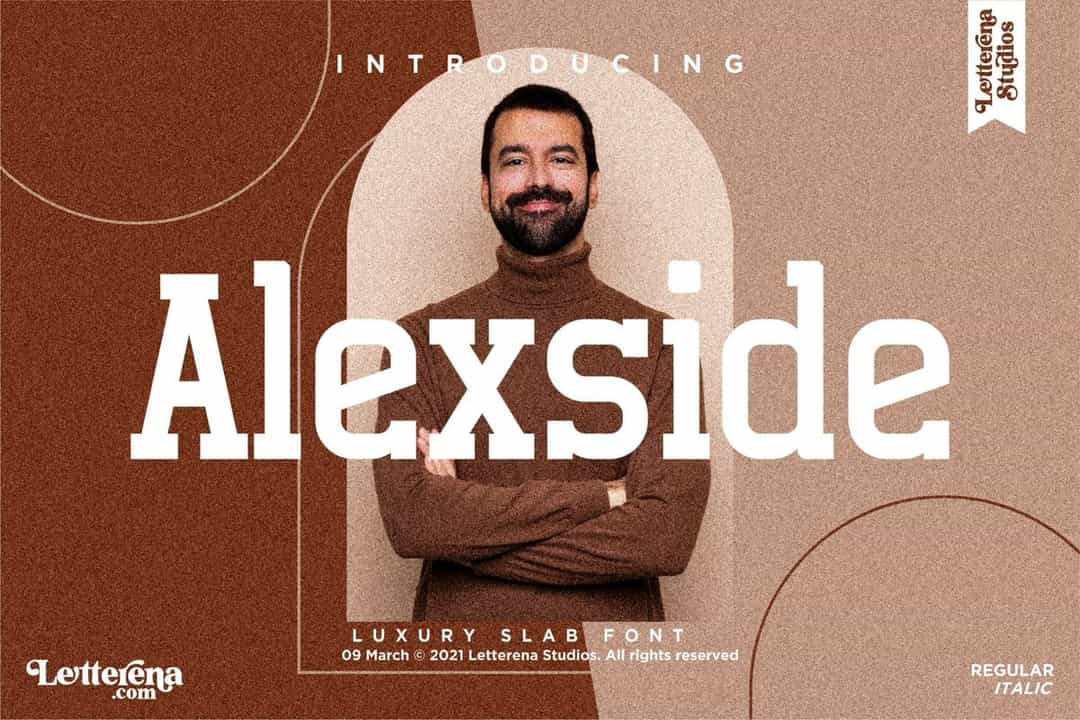 Alexside Font Image 1