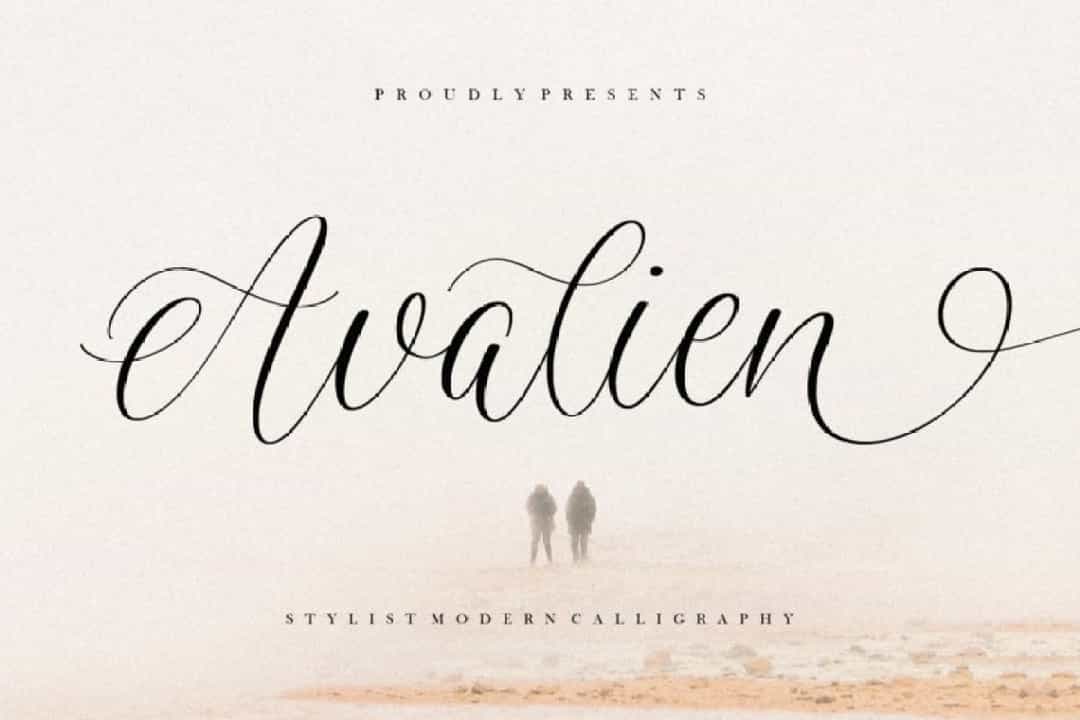 Avalien Font Image 1