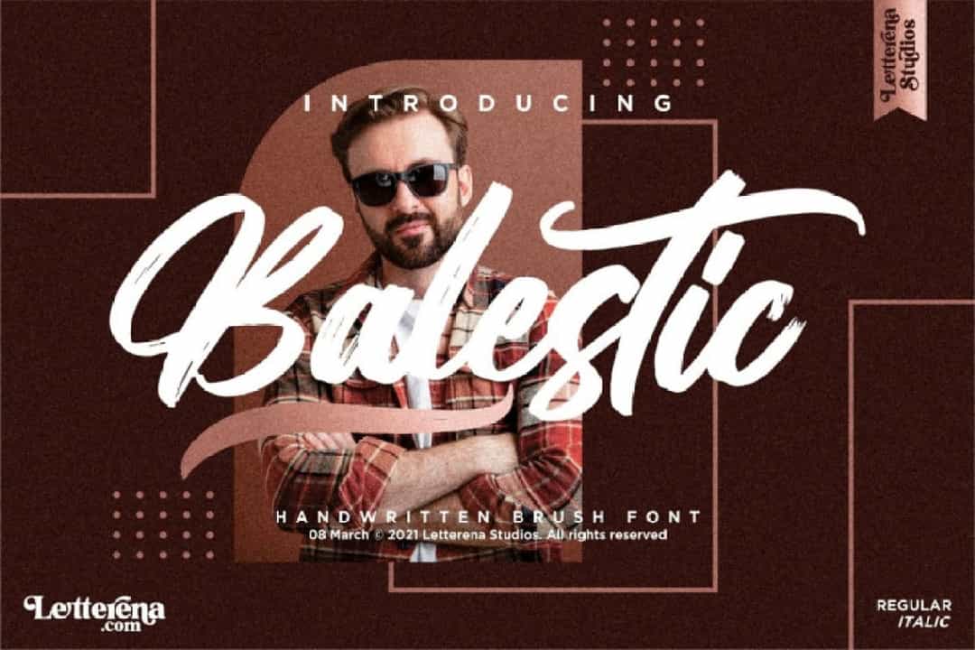 Balestic Font Image 1