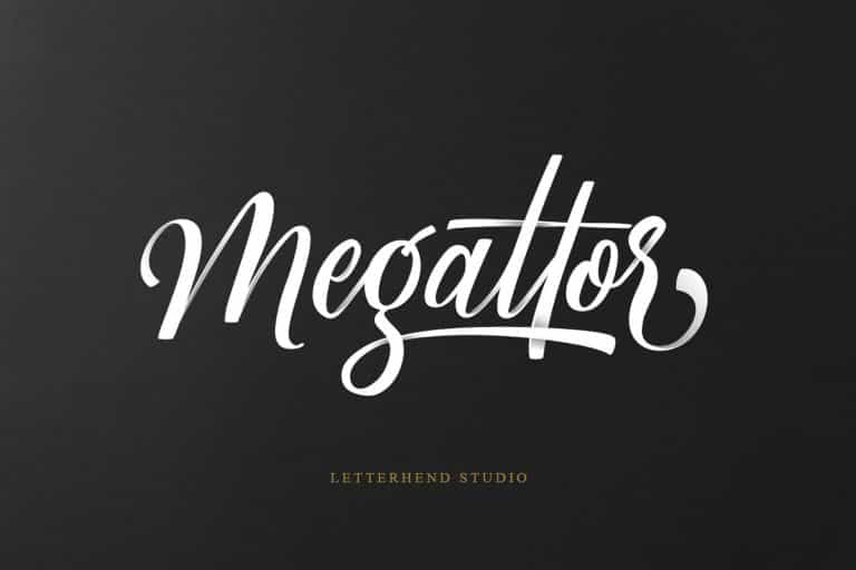 Megattor Script Font Image 1
