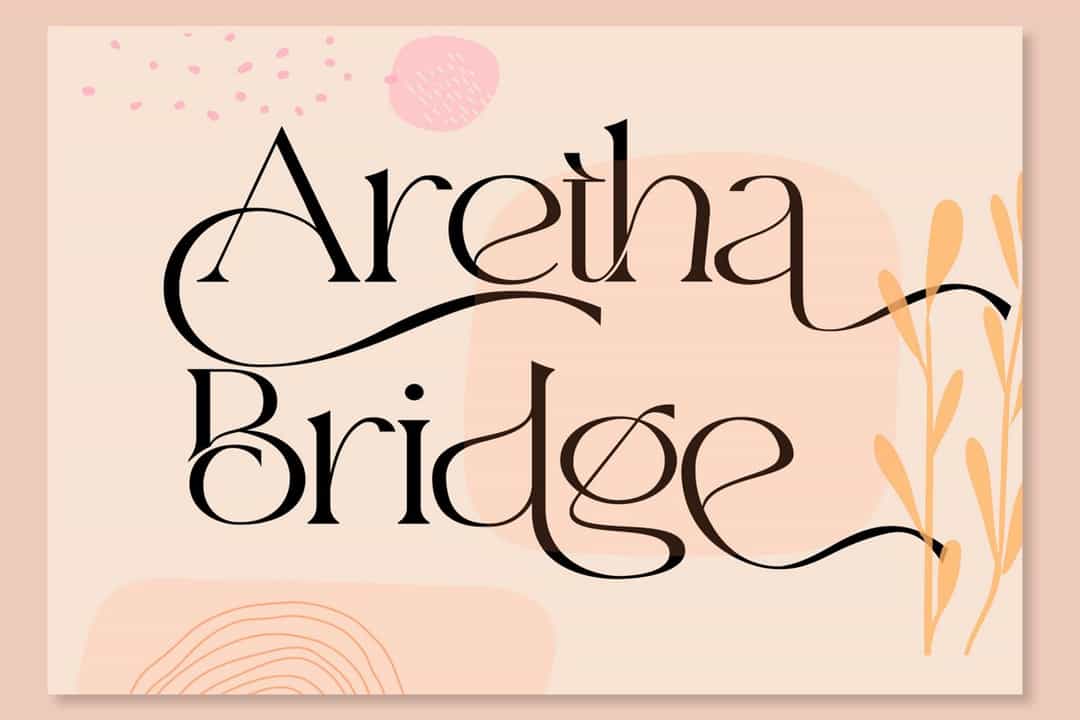 Aretha Bridge Font Image 1