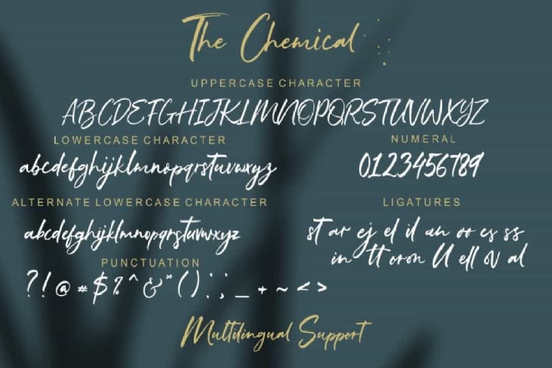 The Chemical Font Image 3