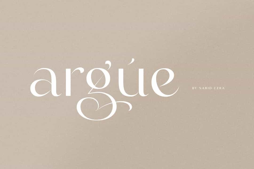 Argue Font Image 1