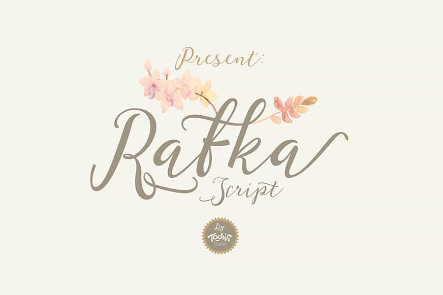 Rafka Script Font Image 1