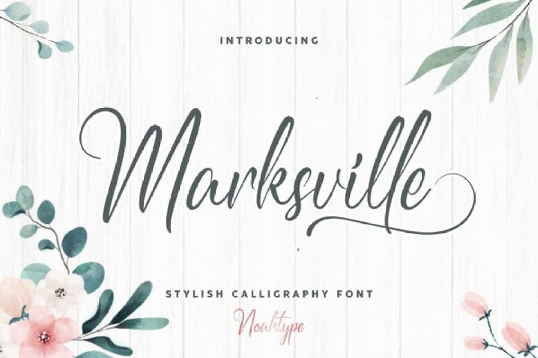 Marksville Font Image 1