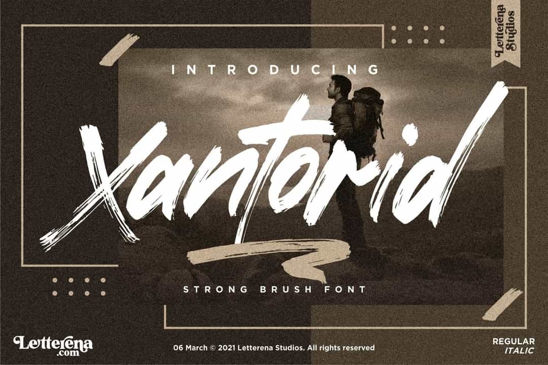 Xantorid Font Image 1