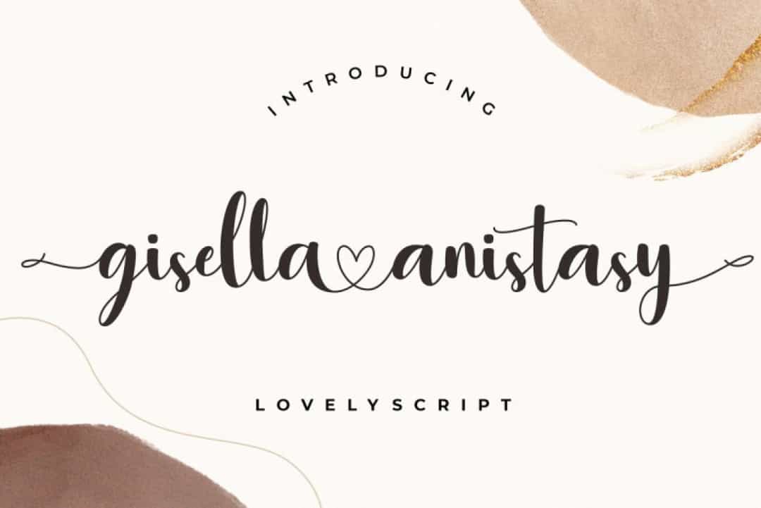 Gisella Anistasy Font Image 1