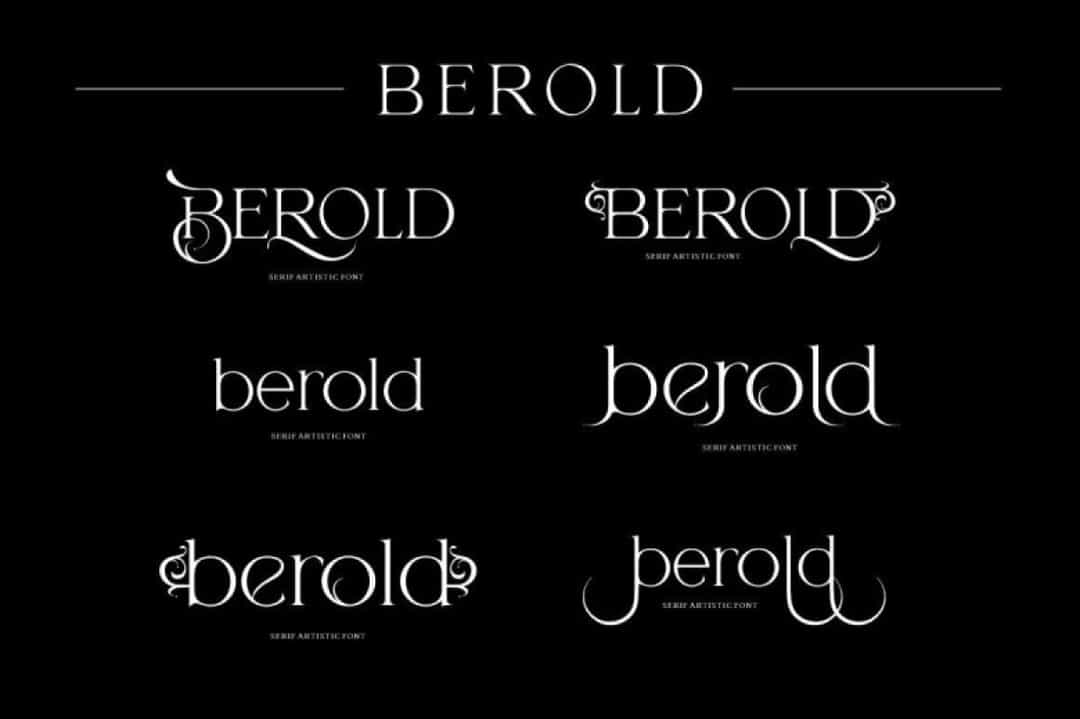 Berold Font Image 2