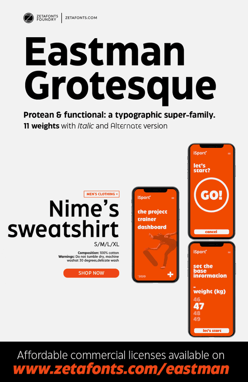 Eastman Grotesque Font Image 1