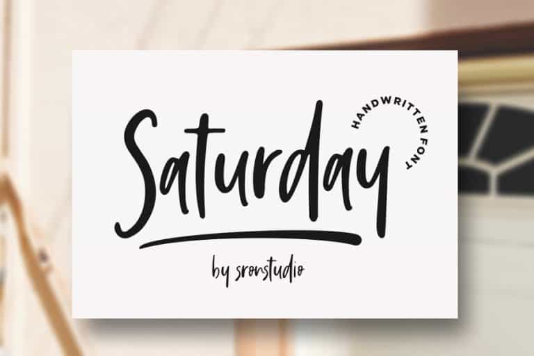 Saturday Vibes Script Font Image 1