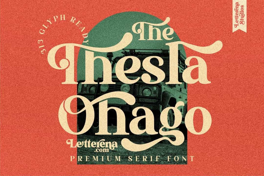 The Thesla Ohago Font Image 1