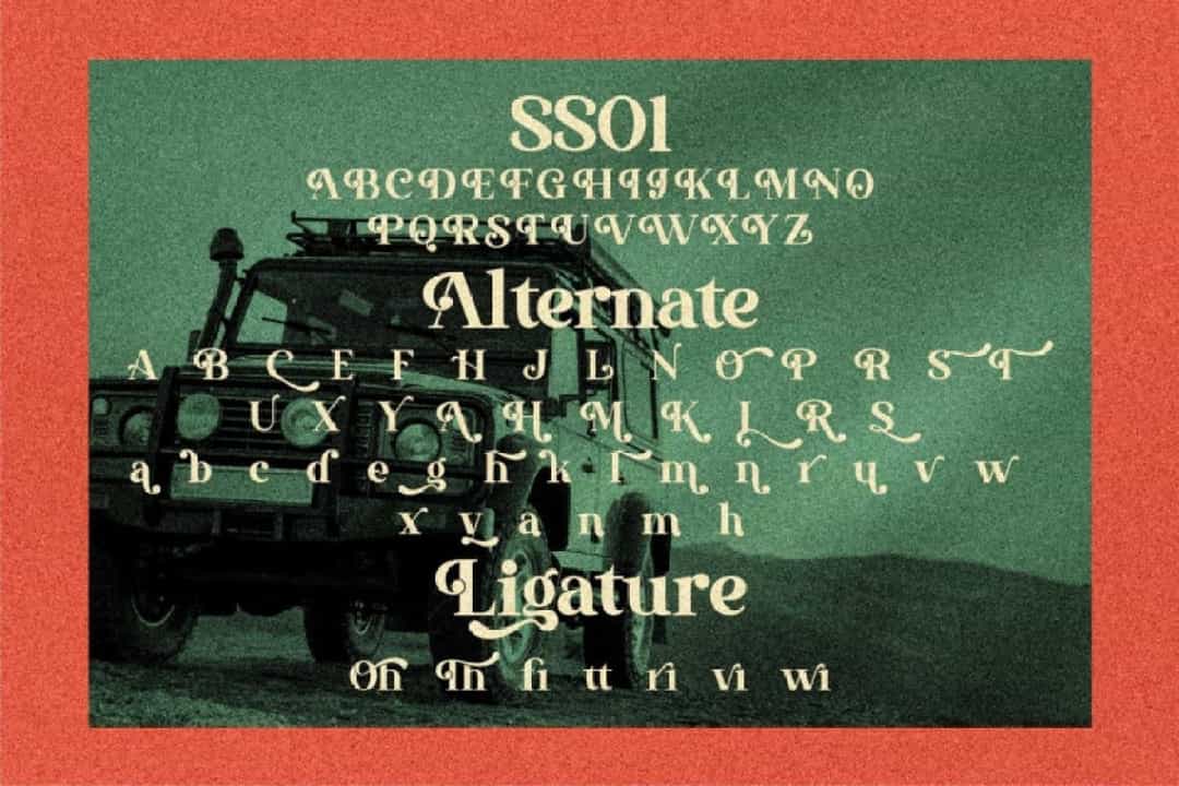 The Thesla Ohago Font Image 3