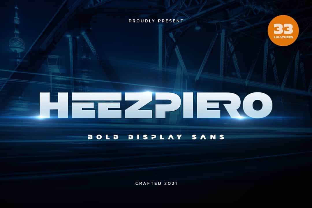 Heezpiero Font Image 1