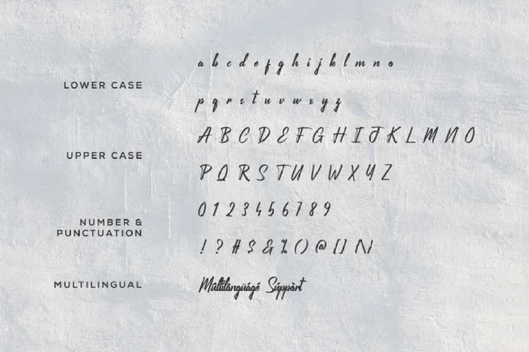 Freakish FontFreakish Brush Script Font Image 3