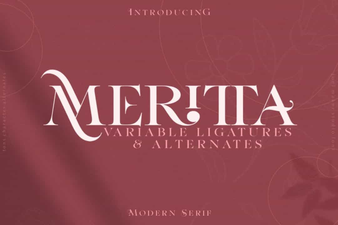 Meritta Font Image 1