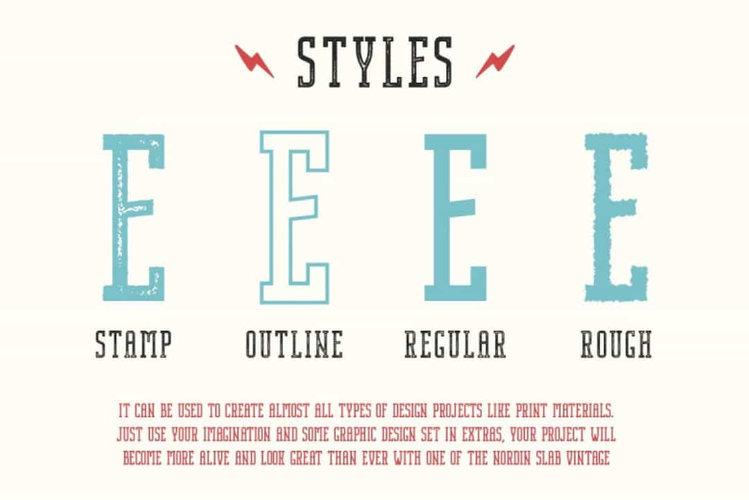 Nordin Slab Font Image 2