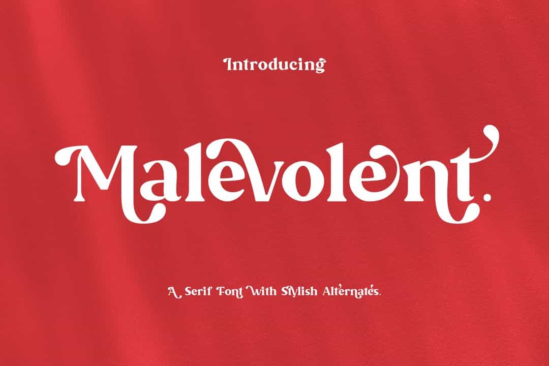 Malevolent Font Image 1