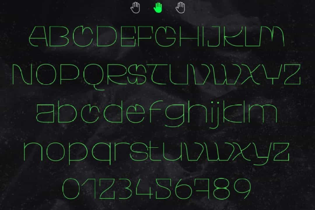 Walting Font Image 3